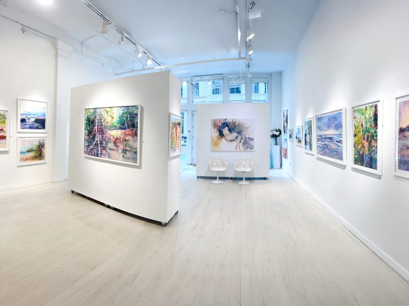 Exhibit Install View, The Untitled Space gallery