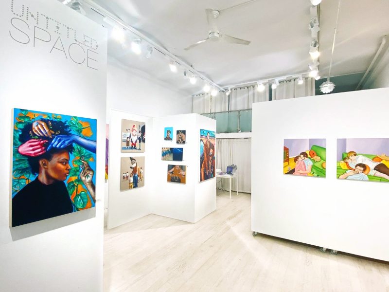 Exhibit Install View, The Untitled Space gallery
