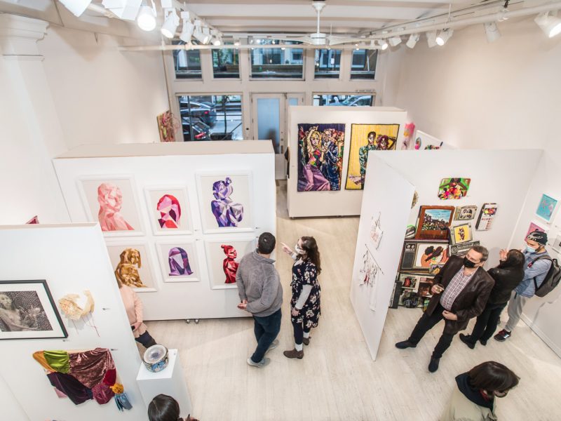 "UNRAVELED: Confronting The Fabric of Fiber Art" Group Show, The Untitled Space gallery, New York