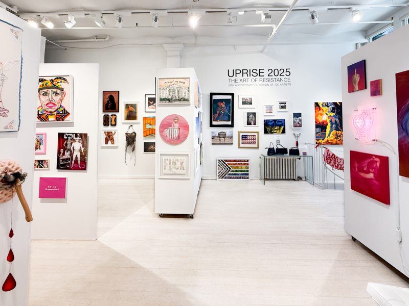 "UPRISE 2025: The Art Of Resistance" 10th Anniversary Exhibit Reception, The Untitled Space gallery, March 8, 2025 (Photos Courtesy The Untitled Space)